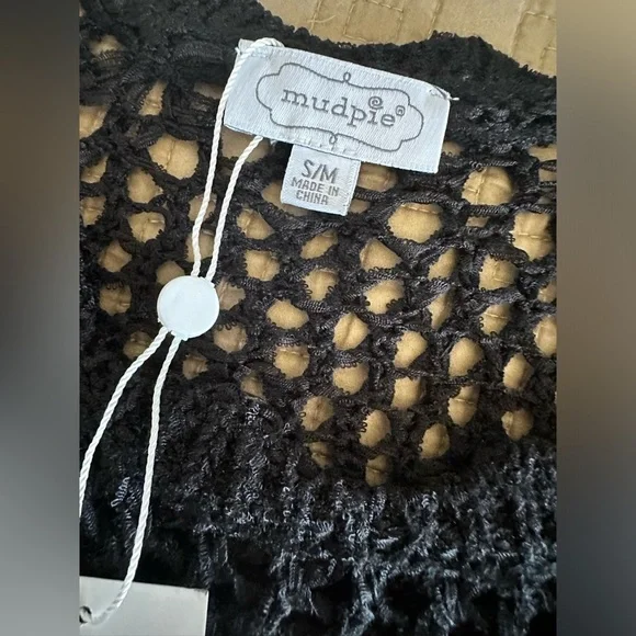 Mudpie Crocheted Maxi Dress NWT - Picture 9 of 12